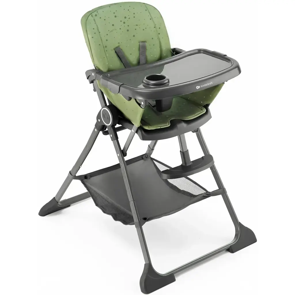 Стільчик для годування Kinderkraft Foldee Bushy Green (KHFOLD00GRE000N)