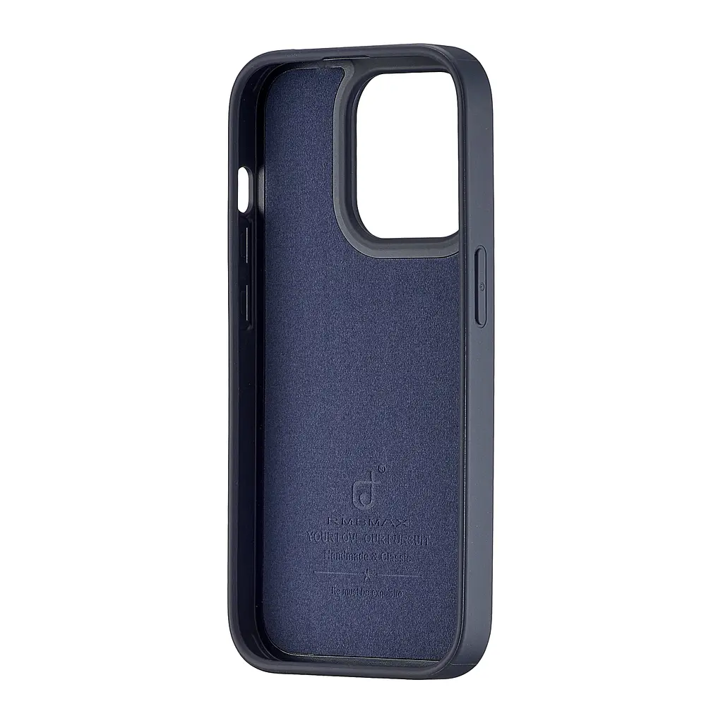 Чохол Jinduka Leather Case with MagSafe iPhone 14 Pro Deep Blue - фото 3