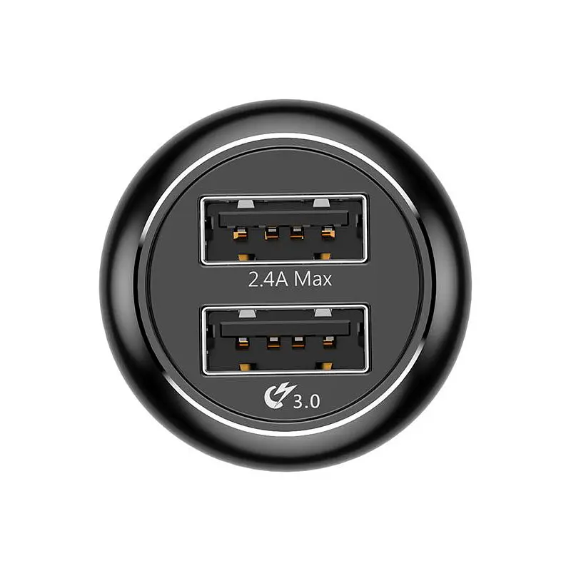 Автомобільний зарядний пристрій Baseus CCALL-GC01 Gentry series Dual-U QC3.0 18W 2хUSB (29364875) - фото 3