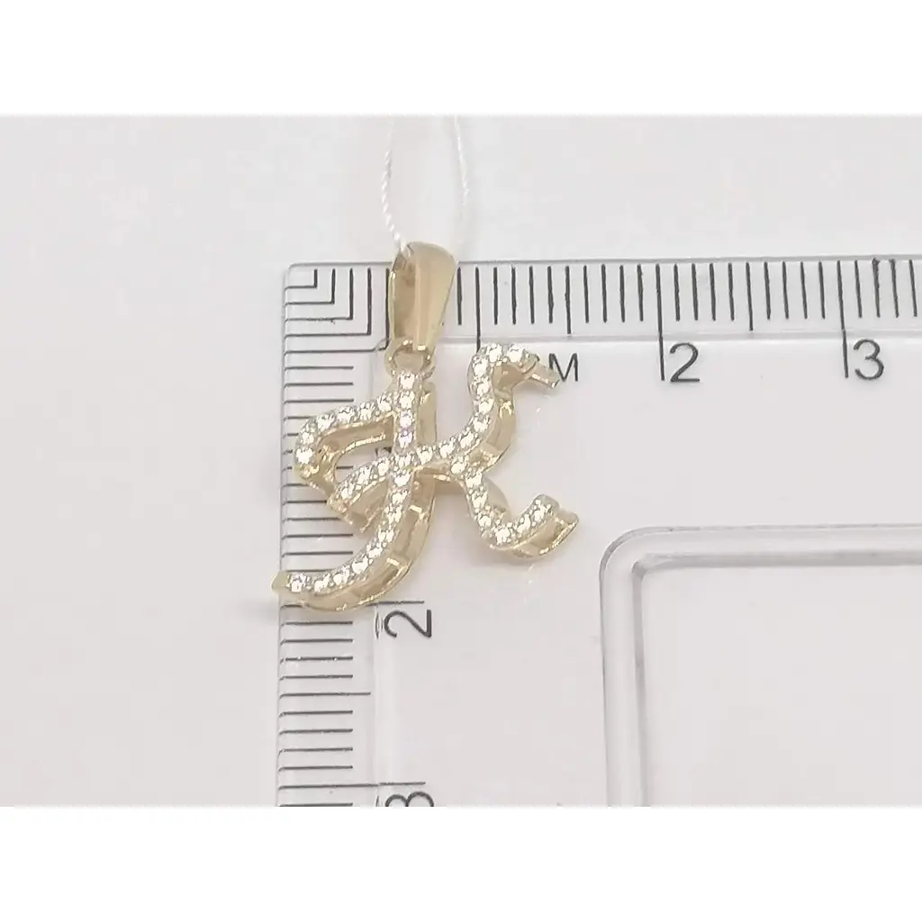 Золота підвіска Favoritum з фіанітами. 311579_К - фото 3