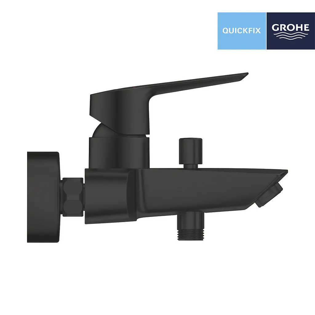 Змішувач для ванни Grohe QuickFix Start 322782432, Чорний матовий - фото 3