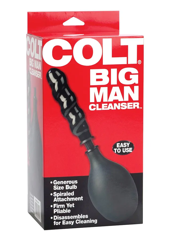 Анальний душ Colt Big Man Cleanser 30 см (чорний) - фото 2