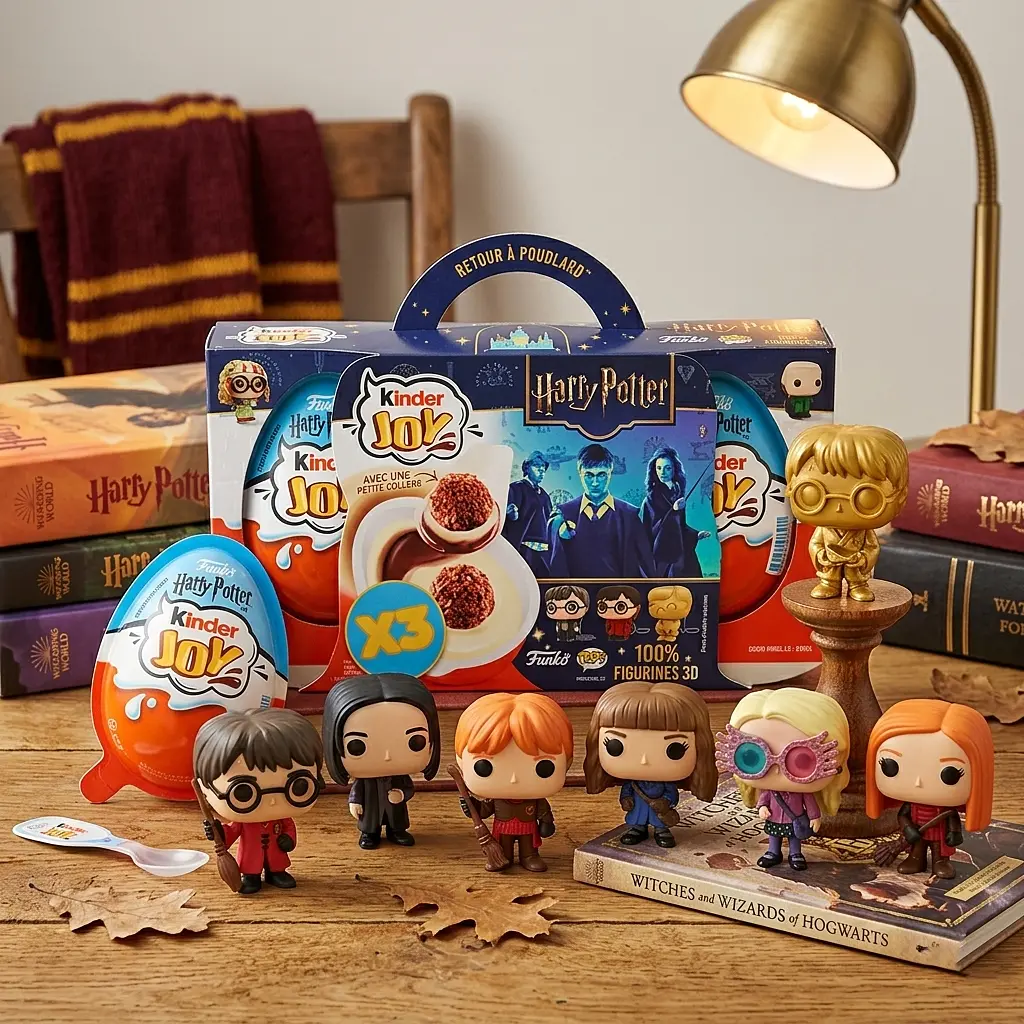 Шоколадні яйця Kinder Joy Funko Harry Potter 3шт × 20г - фото 4