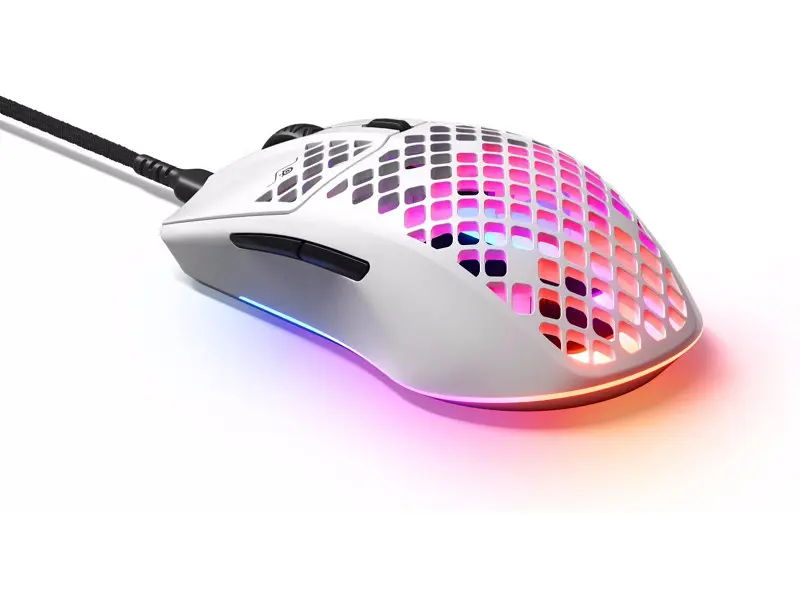 Миша SteelSeries Aerox 3 USB White (62603) - фото 4