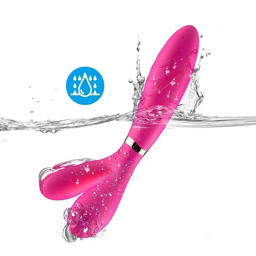 Вібратор B - Series Joy Y-Wand, 19.2 см (рожевий) - фото 10