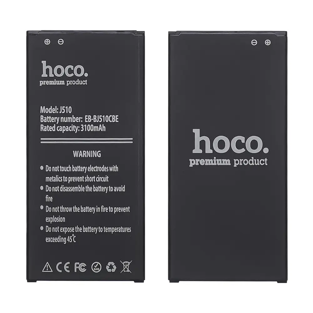 Аккумулятор Hoco EB-BJ510CBE для Samsung J510/J510F/J5108/J5 (2016) - фото 2