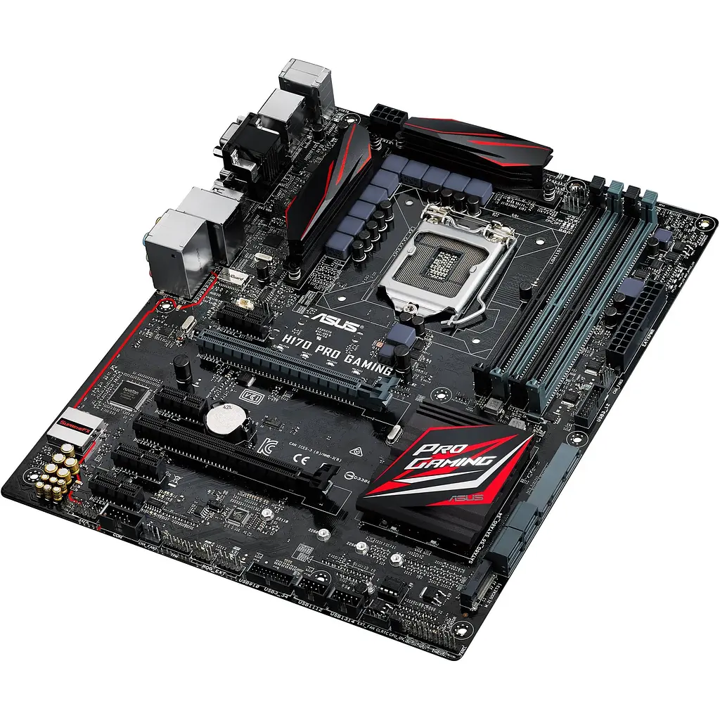 Материнська плата ASUS H170 Pro Gaming (H170 Pro Gaming) (Socket 1151, Intel H170, ATX) Б/в - фото 4