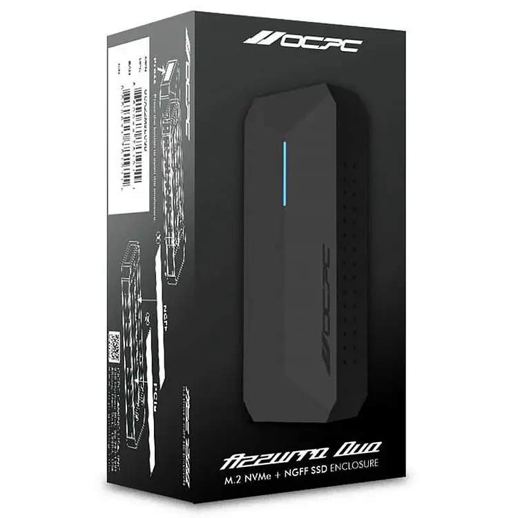 Зовнішня кишеня для SSD M.2 PCIe OCPC AZURRO DUO - фото 6