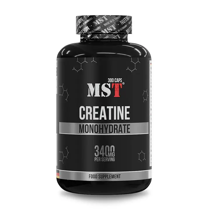 Креатин MST Nutrition Моногідрат в капсулах 3400 мг - 300 капсул