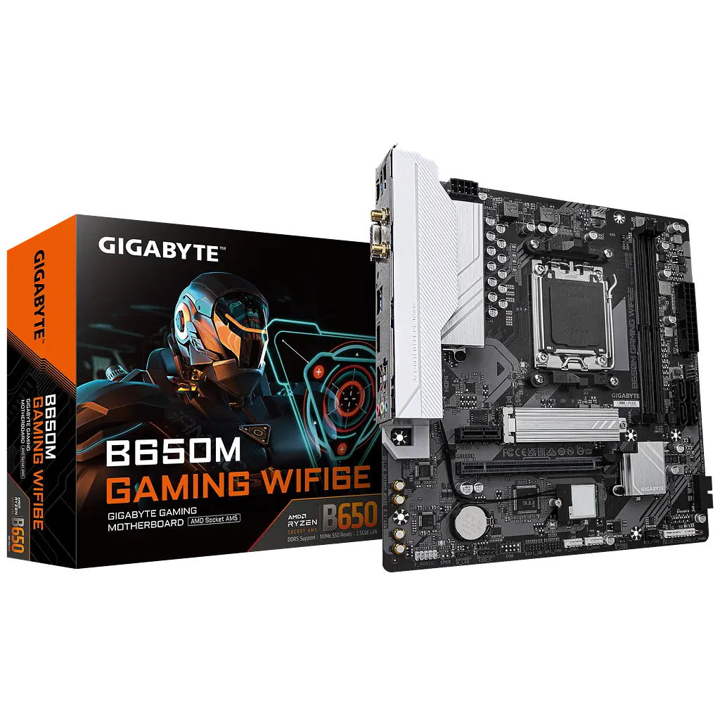 Материнська плата Gigabyte B650M Gaming Wi-Fi 6E Socket AM5 (B650M GAMING WIFI6E) - фото 4