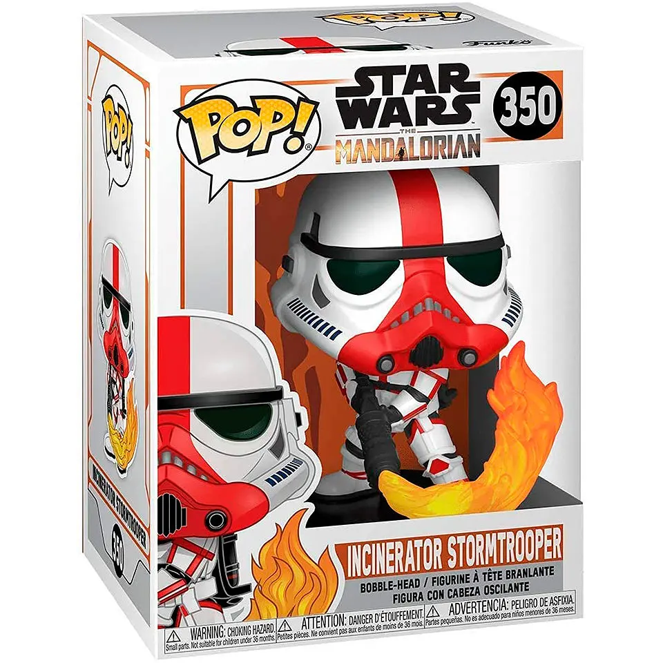 Ігрова фігурка Funko Pop! Star Wars Mandalorian Штурмовик з вогнеметом (45542) - фото 3