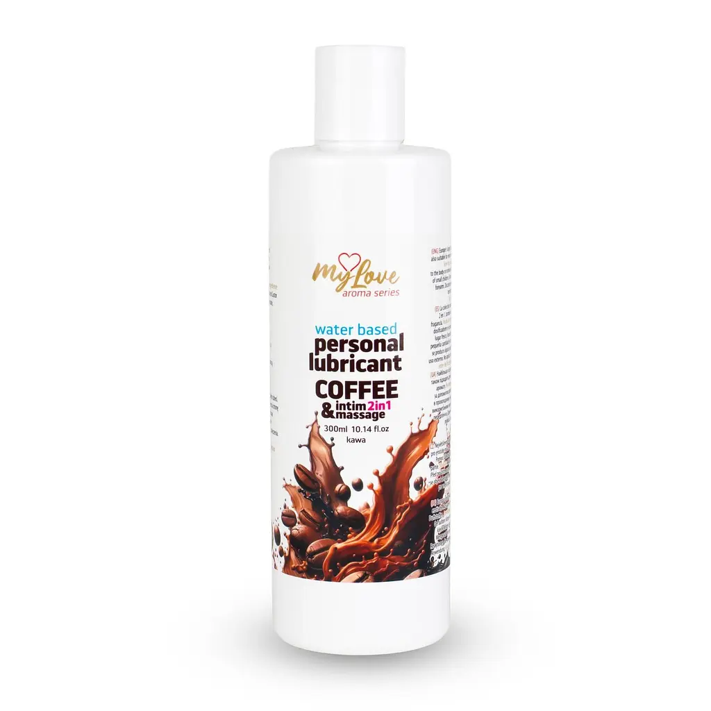 Лубрикант MyLove Aroma Series IntimMassage 2in1 Coffee, 300 мл