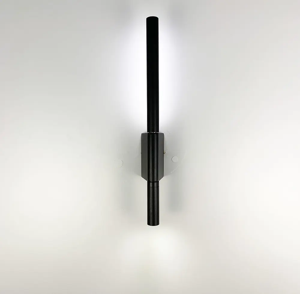 Бра Mantra Torch у чорному кольорі Line F WS 1G BK - фото 12