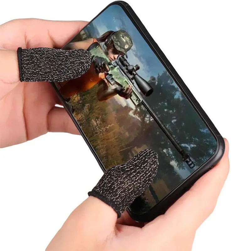 Напальчник для сенсорного екрану Borofone BG1 Superconducting Fiber Mobile Game Finger Cots чорний - фото 2