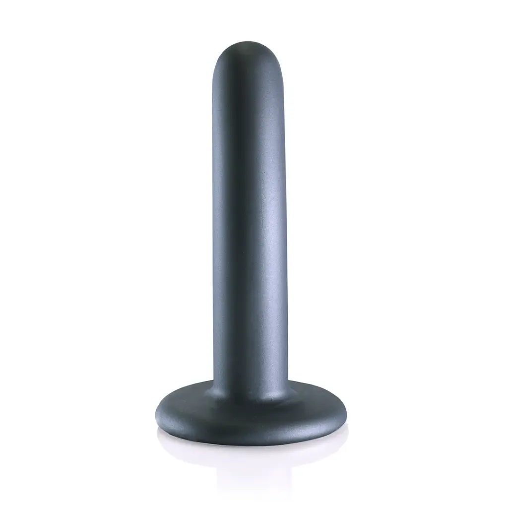 Фаллоимитатор Ouch! Smooth G-Spot Dildo 5apos;apos; 12.4 см (серый) - фото 2