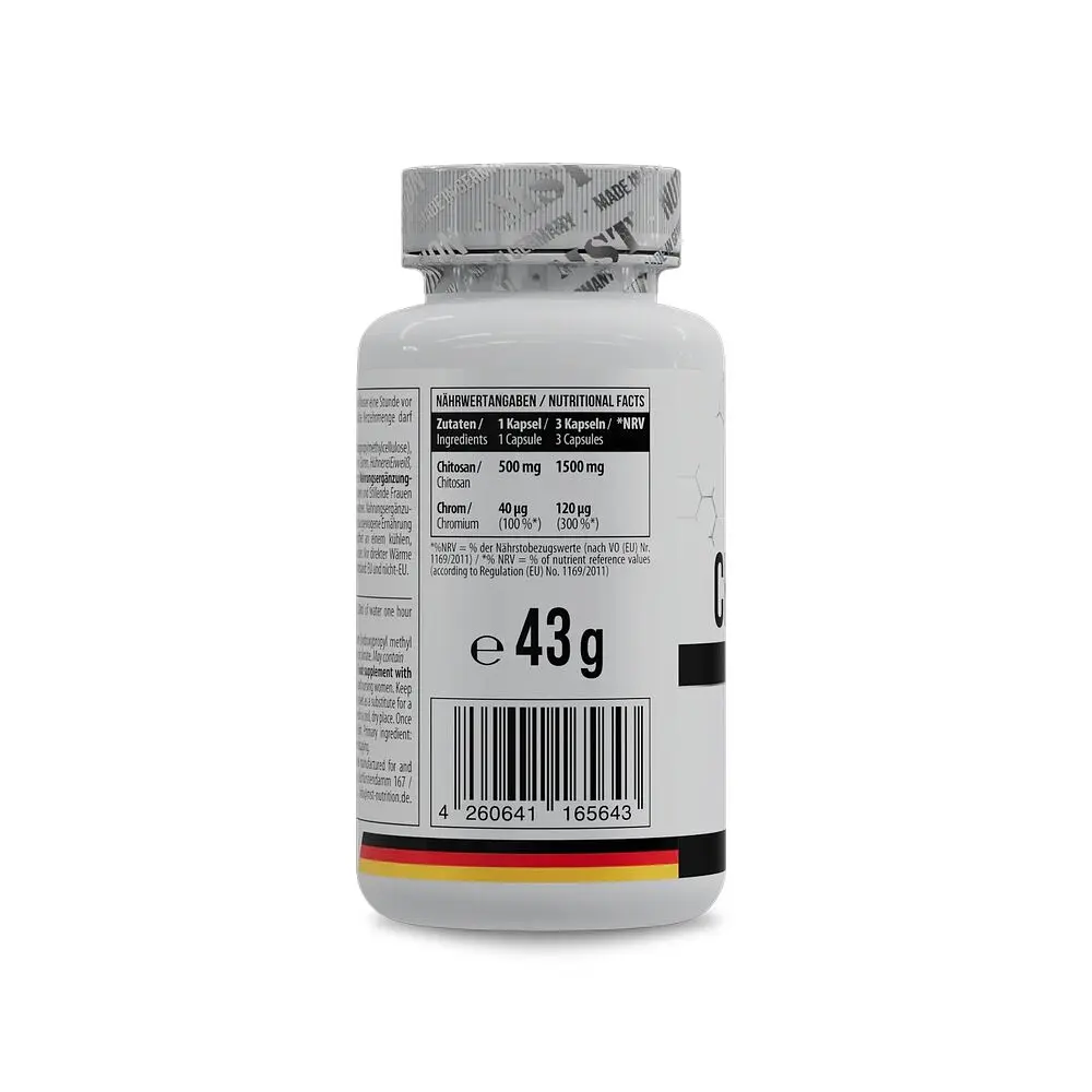 Хітозан та хром MST Nutrition Chitosan with Chrom, 60 капсул - фото 2