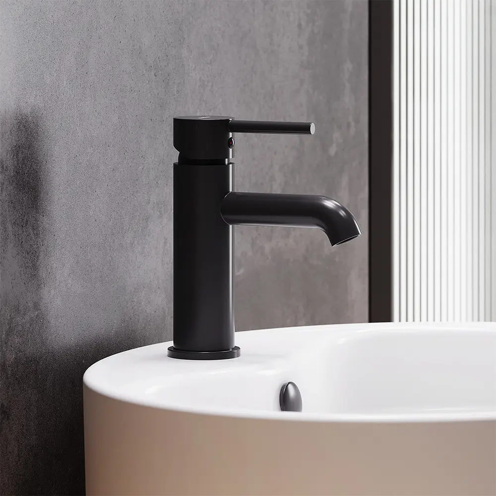 Змішувач для умивальника Damixa Scandinavian Pure black matt 360210300 - фото 2