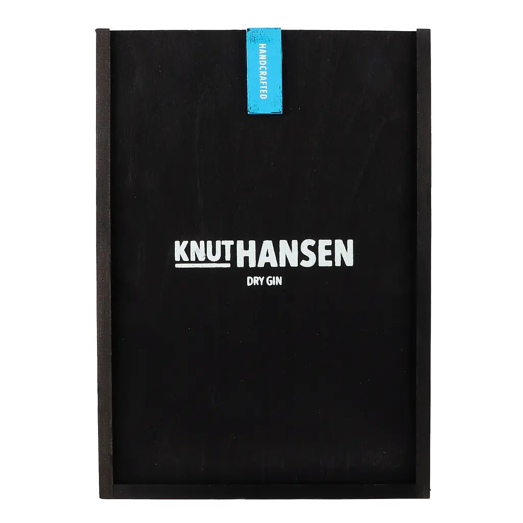 Набір: Джин Knut Hansen Dry 42% 0.5 л + 2 склянки - фото 4