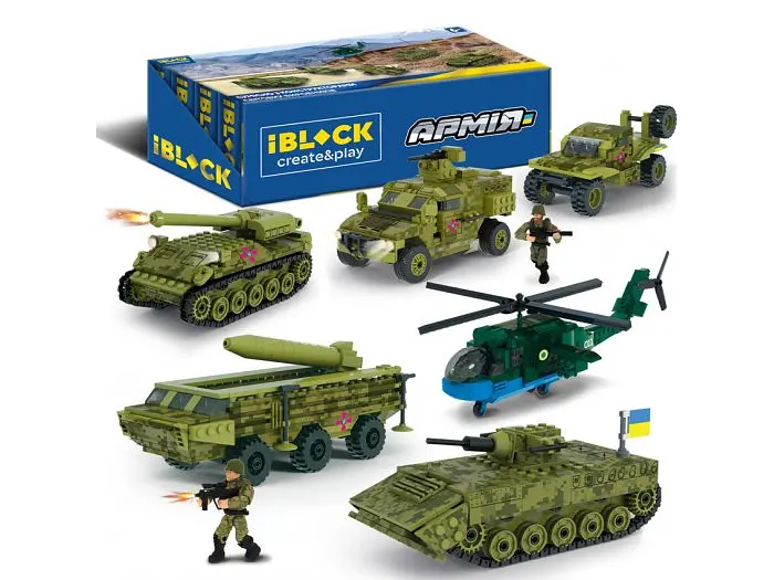 Конструктор Військова техніка, iBlock (PL-921-489), від 178 до 349 дет.,