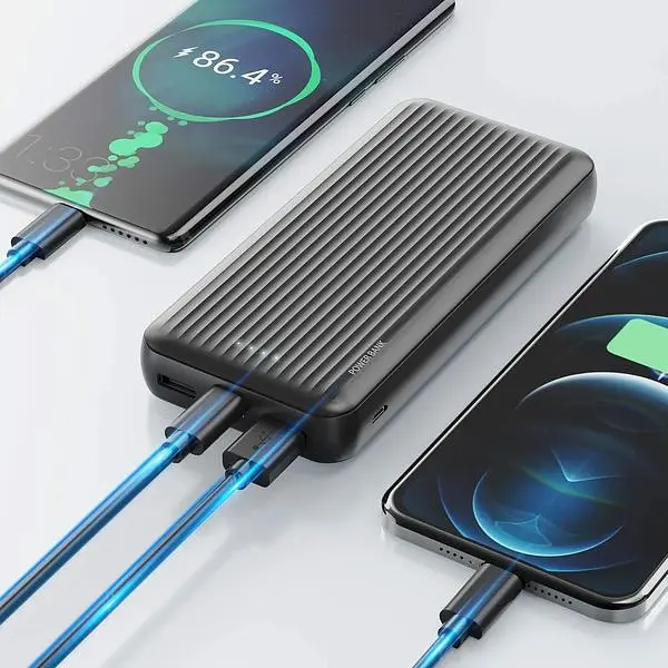 Портативний зарядний пристрій Ockeyed 20000 мАг USB C для мобільного телефону - фото 6