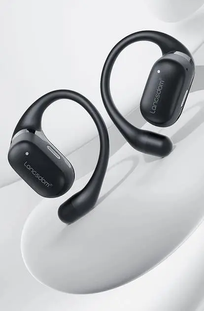 Бездротові спортивні Bluetooth-навушники Langsdom TS17 Open-Ear з спрямованим звуком і мікрофоном Чорні - фото 8