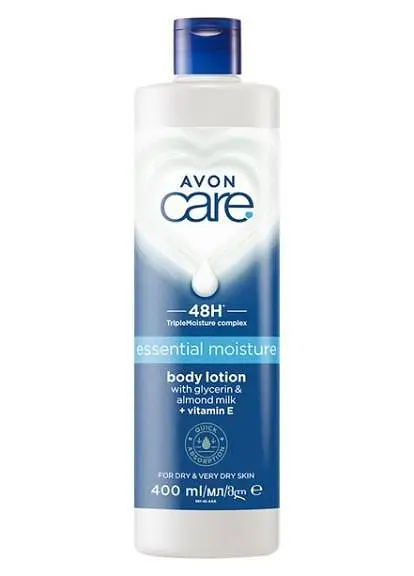 Зволожувальний лосьйон для тіла Avon з гліцерином, мигдальним молочком і вітаміном Е Care, 400 мл
