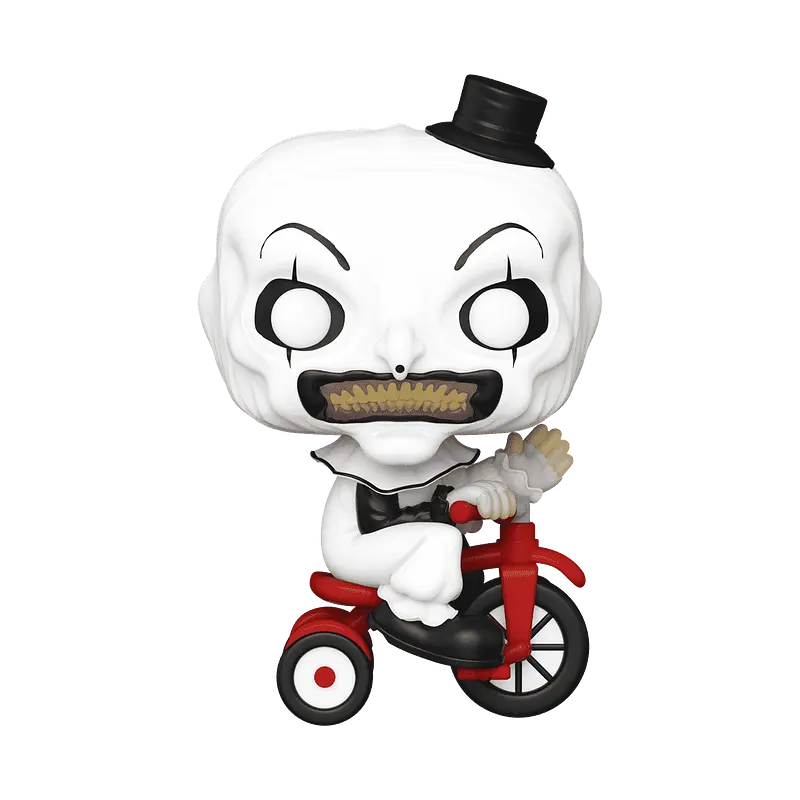 Фігурка Funko Pop Жахаючий Клоун Арт Terrifier Art the Clown with Bike 10 см FP T CA 1591 - фото 2