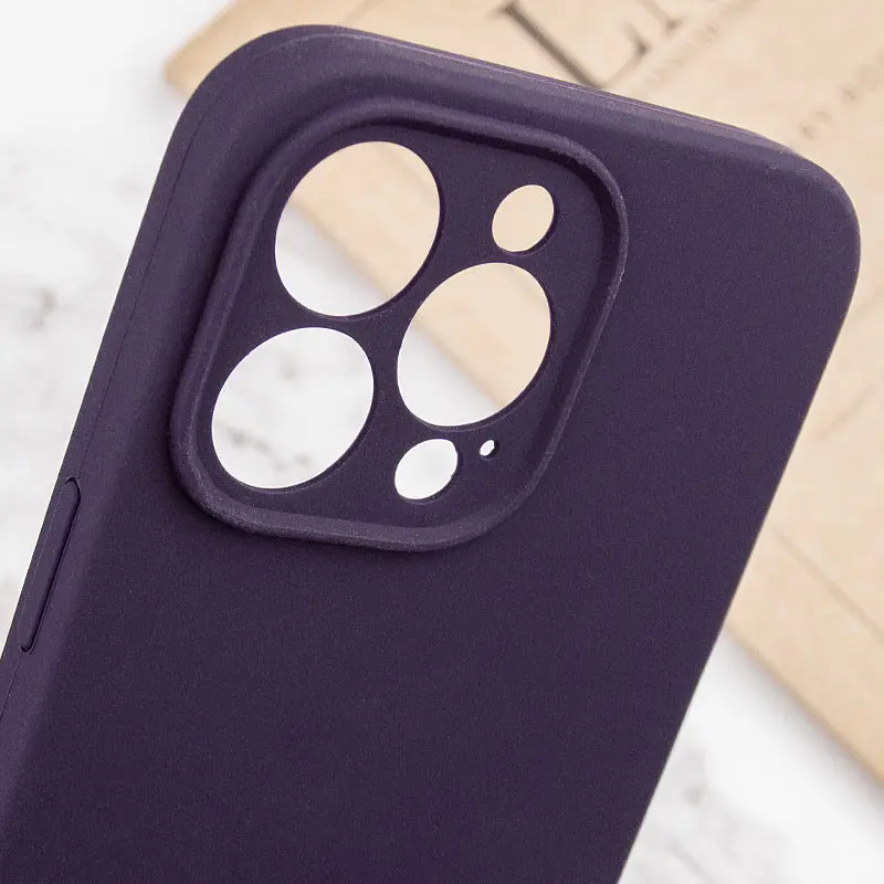 Чохол Silk Full Camera Protective (AA) NO LOGO для Apple iPhone 16 Pro Max (6.9") Фіолетовий / Elderberry - фото 4