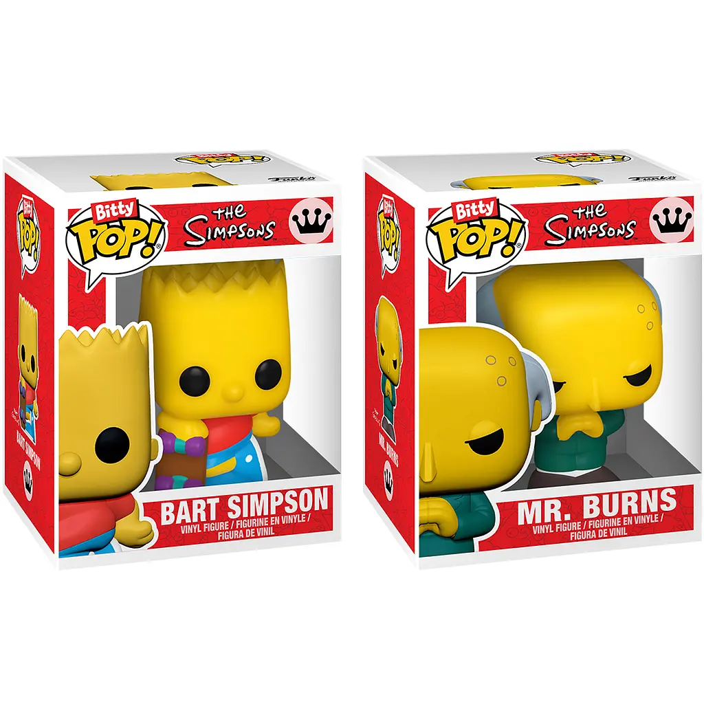 Набір ігрових фігурок Funko Bitty POP! Сімпсони – Барт і Містер Бернс (94216) - фото 2