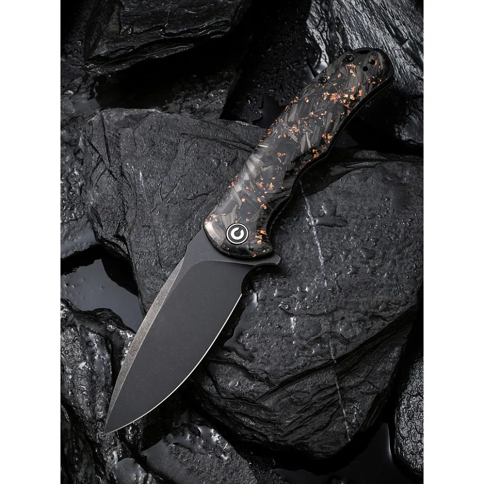 Ніж складаний туристичний Civivi Praxis, (9.5 см) 9Cr18MoV / Carbon Fiber & Resin - фото 10