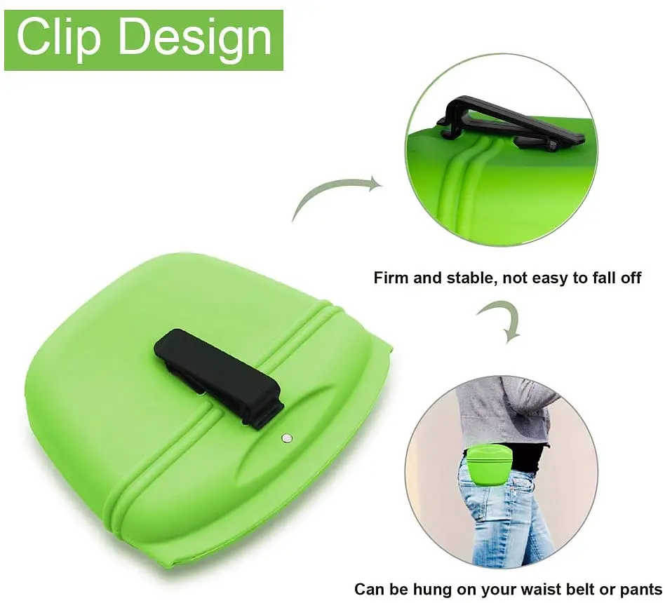Силіконова сумка для ласощів ANTUREBAY Update Silicone Dog Treat Pouch - фото 4