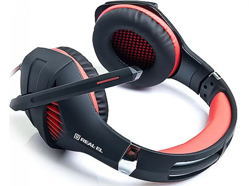 Гарнітура REAL-EL GDX-7600 Black-Red (EL124100028) - фото 3
