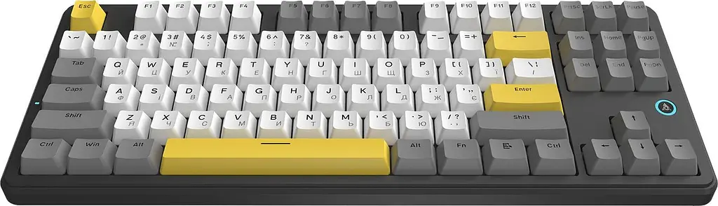 Клавиатура Ajazz AK870 V2 Flying Fish switches Black Gray Yellow (AK870-V2-FF-BGY) - фото 2