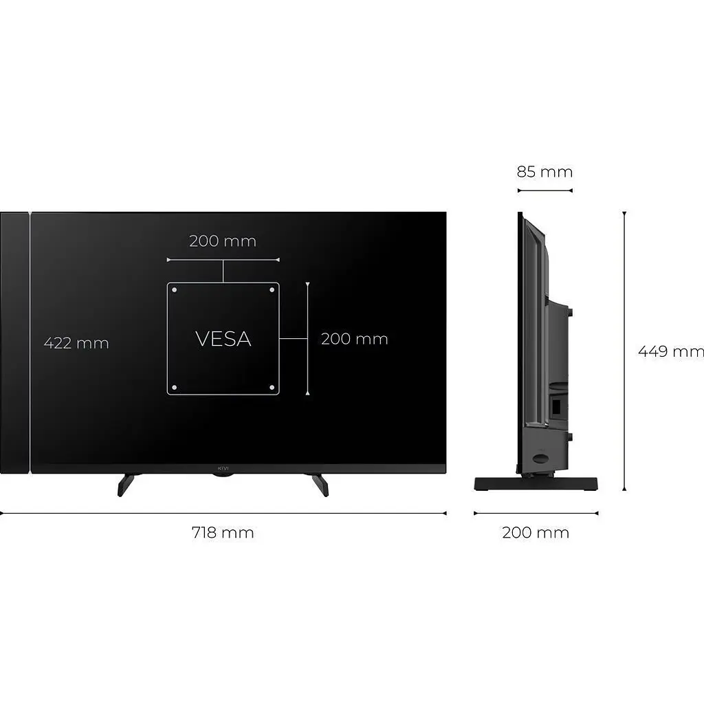 Телевізор Kivi H720QB 32'' QLED HD (32H720QB) [144533] - фото 6