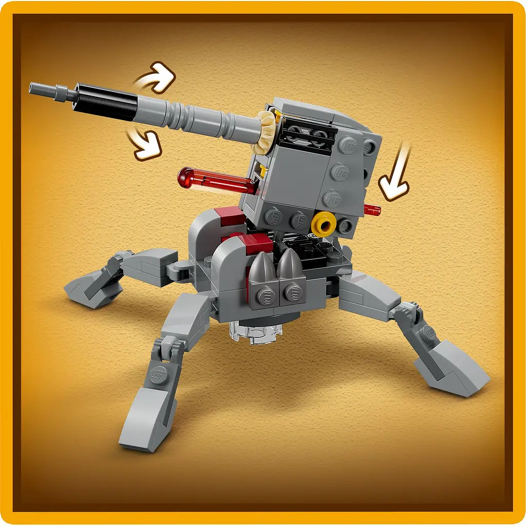 Конструктор LEGO Star Wars Бойовий загін бійців-клонів 501 легіону 119 деталей (75345) - фото 6