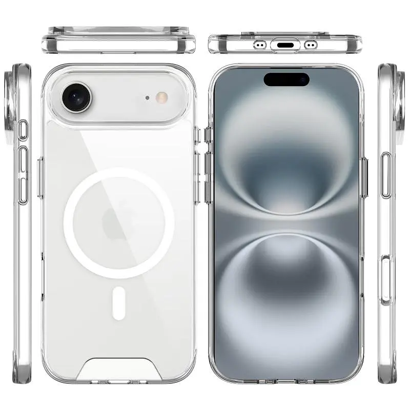 Чохол Epik TPU Space Case with MagSafe для Apple iPhone 17 Air 6.5" Прозорий - фото 3