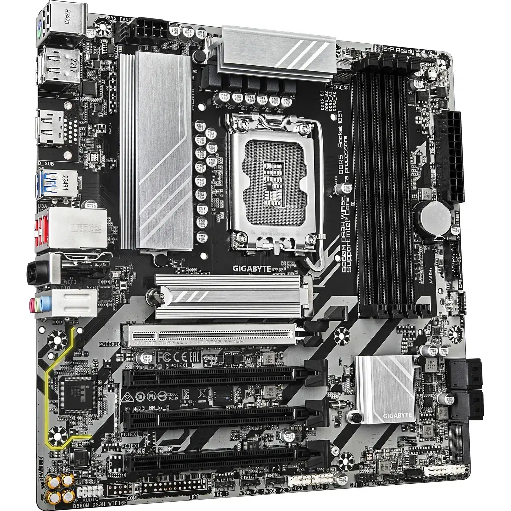 Материнська плата Gigabyte B860M DS3H WIFI6E - фото 2