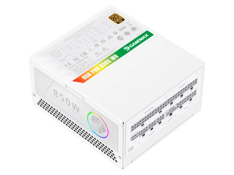 Блок живлення Gamemax RGB Pro 850G White - фото 3