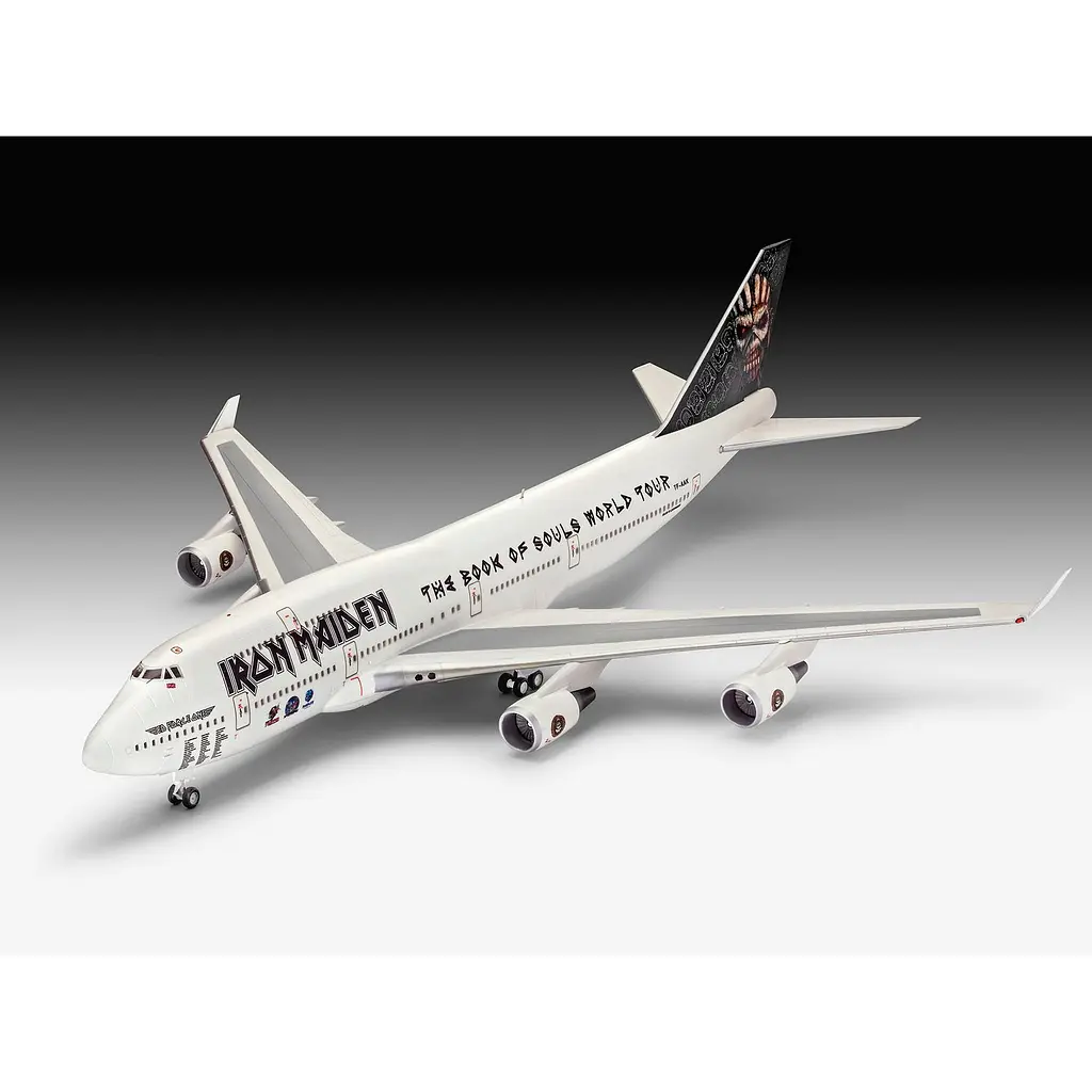 Сборная модель-копия Revell Самолет Boeing 747-400 Iron Maiden Ed Force One 1:144 (RVL-03780) - фото 2
