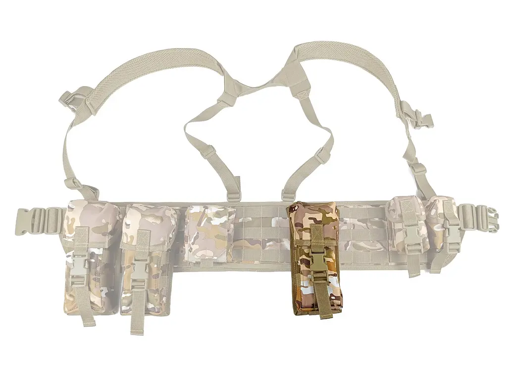 Підсумок під два магазини АК одинарний закритий Multicam Arid (степовий) (MOLLE, підсумок на розгрузку, жилет, РПС) - фото 4