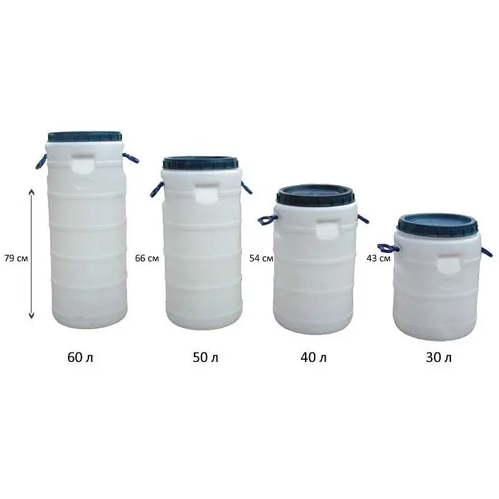 Бидон пищевой Пласт Бак 30 л белый (00-00001434) - фото 3