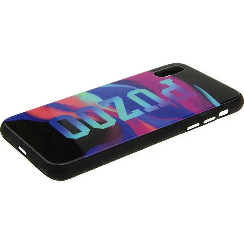 Чохол-накладка PUZOO Glass Printing with TPU Visions iPhone X Black - фото 7