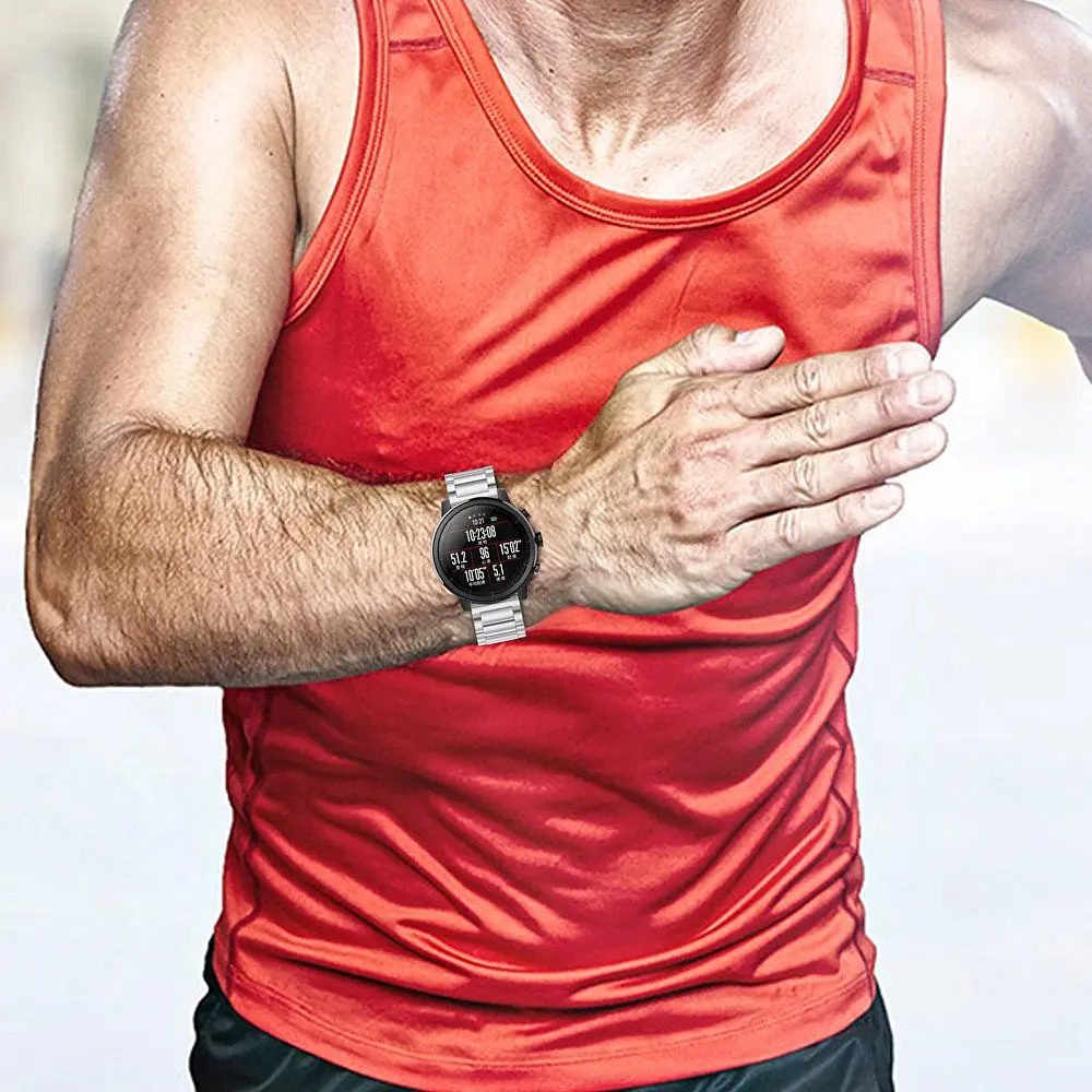 Ремінець BeWatch для Amazfit Stratos/Pace Сріблястий (1020405) - фото 4