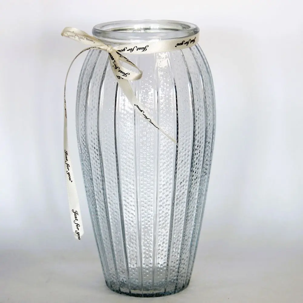 Ваза для цветов Crystal Ritz стеклянная 26 см (83240425-24_YBCG-240425) - фото 2