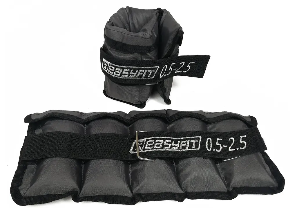 Обтяжувачі EasyFit 0,5-2,5 кг для ніг та рук з металом (EF-AWTМ-525) - фото 4