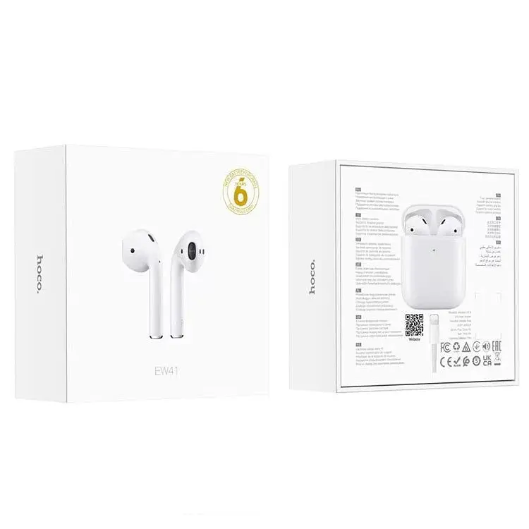Наушники Hoco EW41 True ws stereo headset White - фото 4