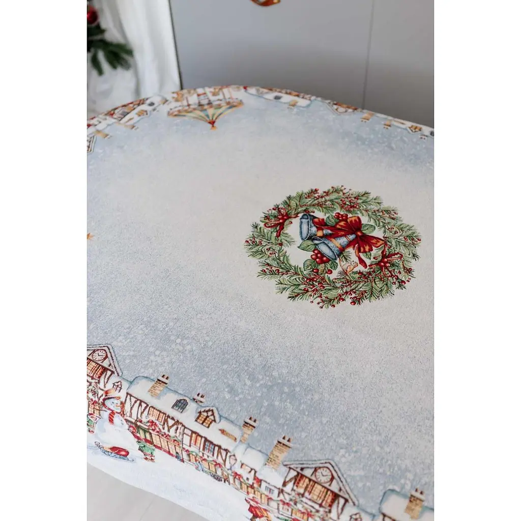 Скатерть гобеленовая Прованс Carousel с люрексом 135 x 180см (41793) - фото 4