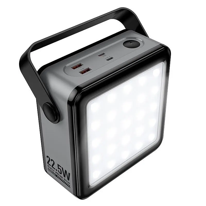 Універсальна мобільна батарея HOCO Power PD fully compatible power bank with lighting 80000mAh J161 |2USB/2Type-C, 20W/3A, PD/QC|