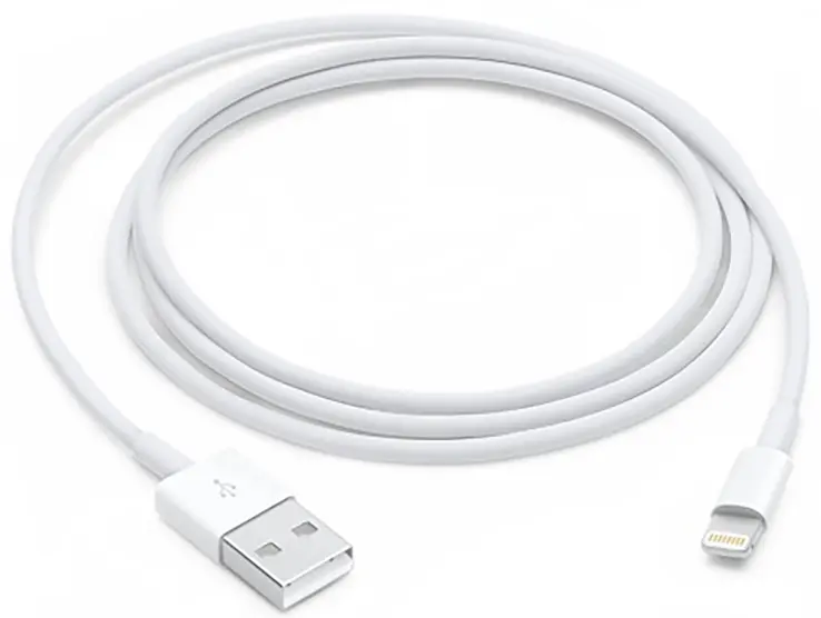 Кабель Apple Lightning to USB 2.0 1m White (MD818ZM) - фото 3