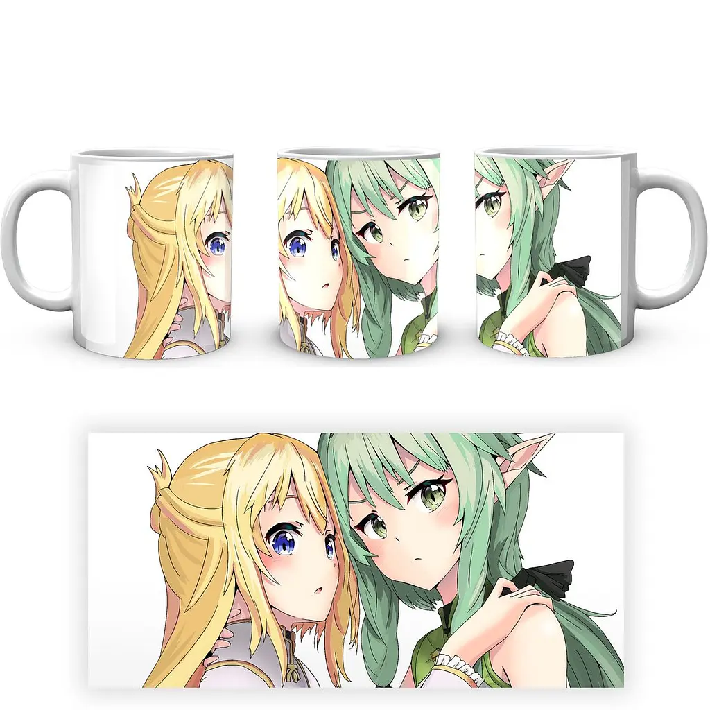 Кружка GeekLand Goblin Slayer Убийца Гоблинов Жрица Эльф GobS 02.15 330 мл белая - фото 3